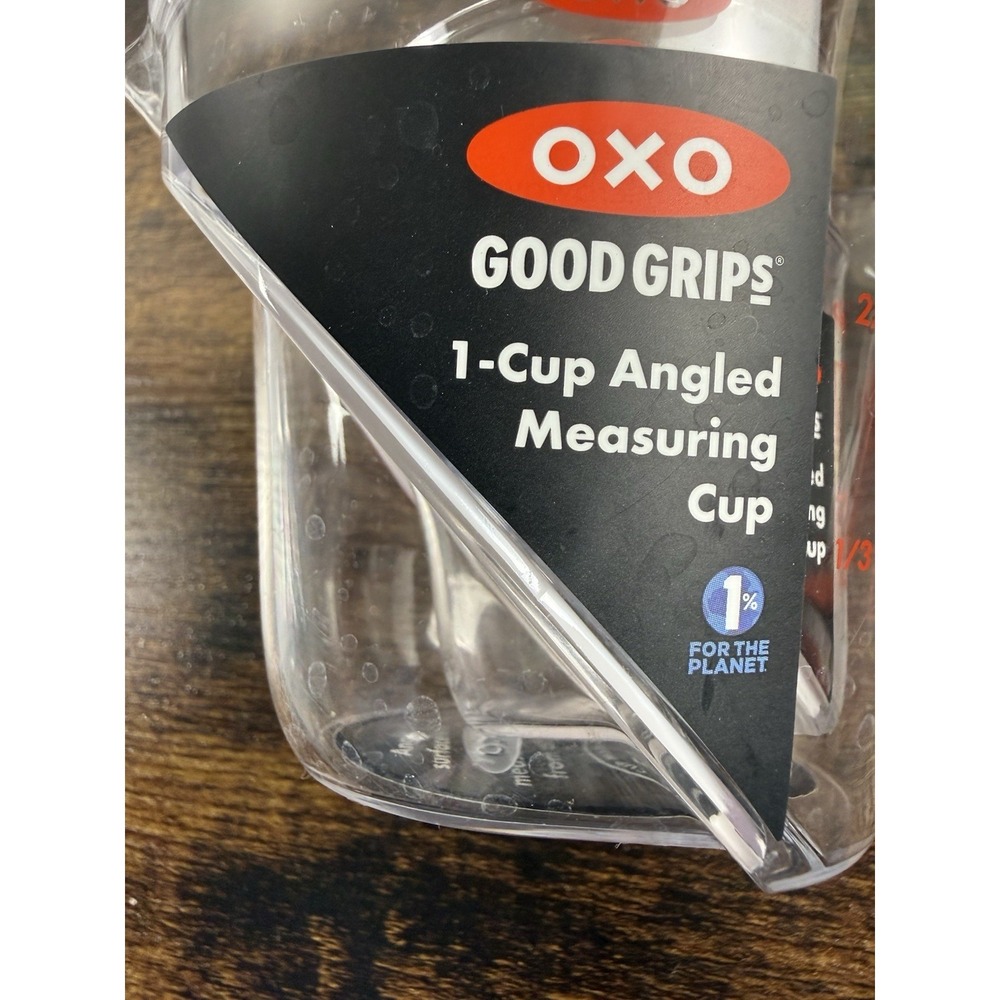 OXO Good Grips Angled Measuring Cups Set 1 Cup + Mini Cups BPA Free Kitchen - Picture 6 of 9